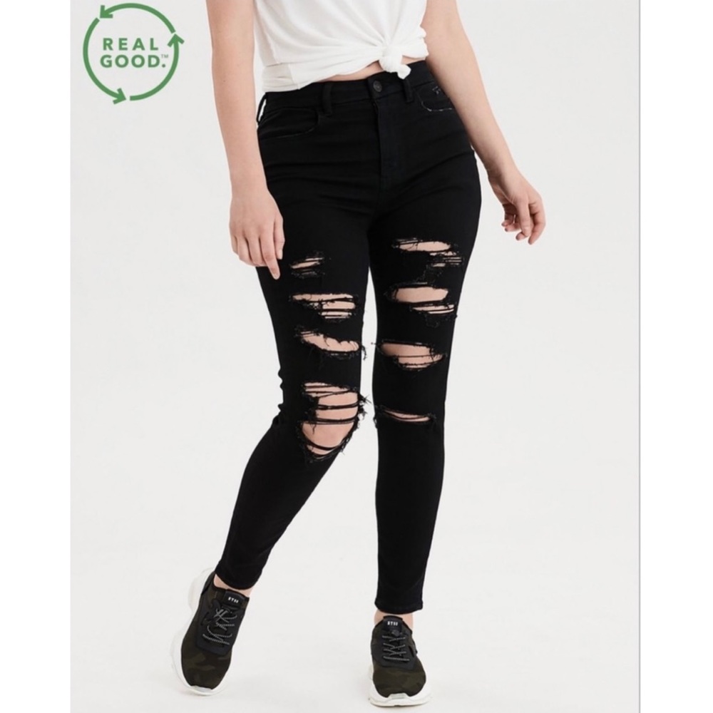 Curvy Hi Rise American Eagle Jegging Size 10